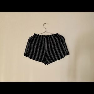 brandy melville striped shorts
